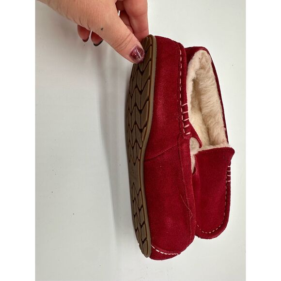 Koolaburra by UGG Women's Lezly Slipper Red Suede Womams Size 7 - Picture 14 of 14